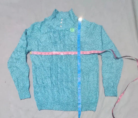 Karen Scott Women Acrylic Teal Sweater S – Preloved Labels (view 2)
