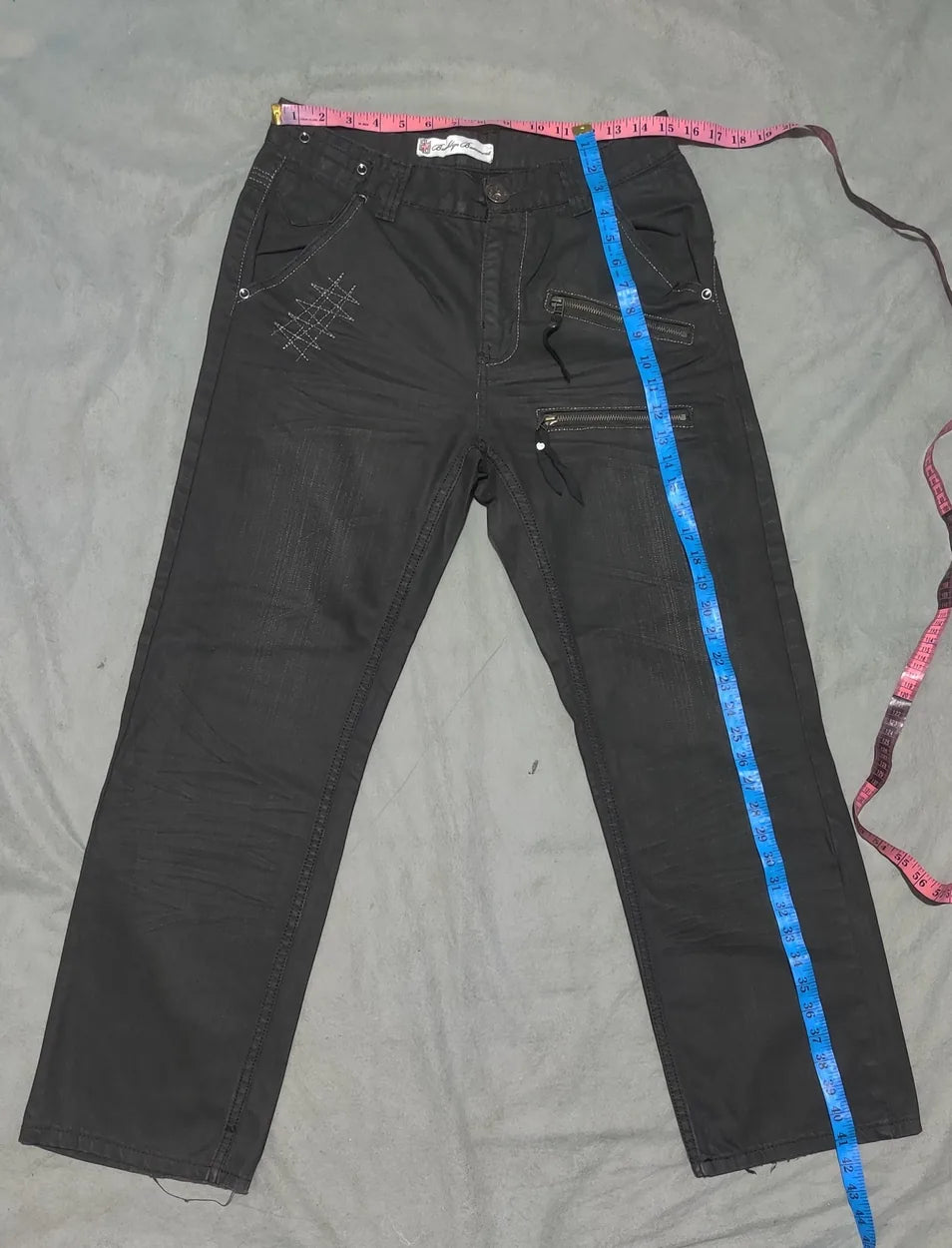Brooklyn Basement Women Cotton Dark Gray Jeans M - additional view 4