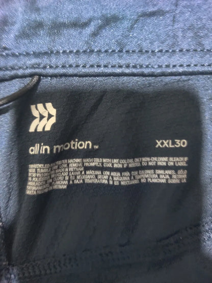 All In Motion Women Navy Sport Trouser - Preloved Ladies Trousers Pakistan - Summer Polyester - Size 42 to 44 - Photo 2