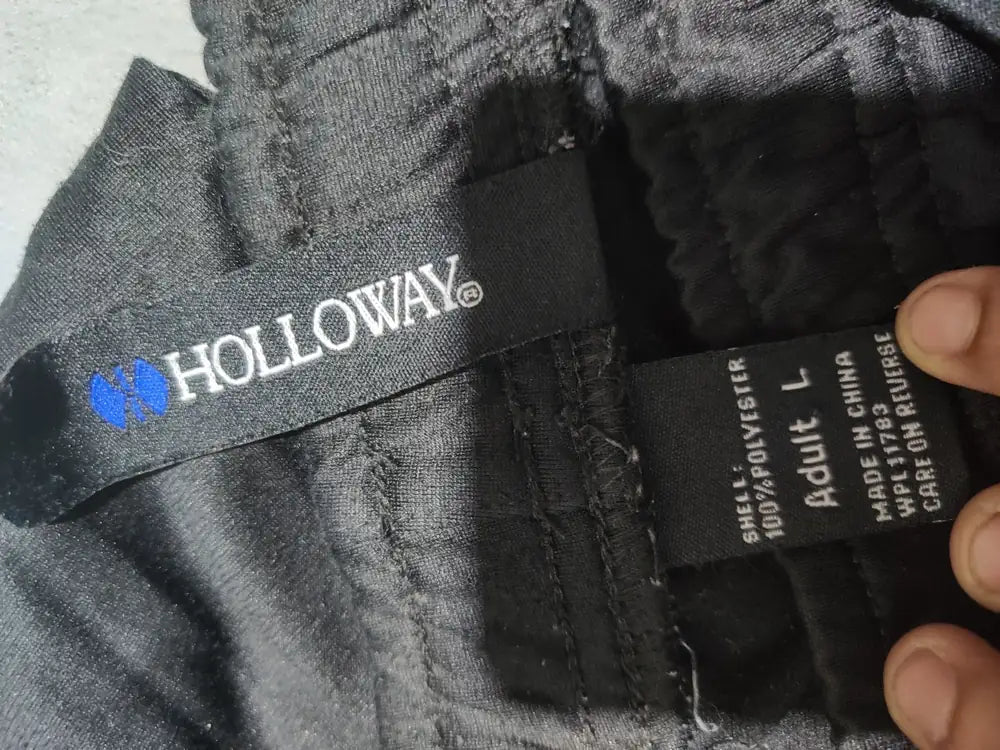 Holloway Men Sports Polyester Black Trackpants L - additional view 2
