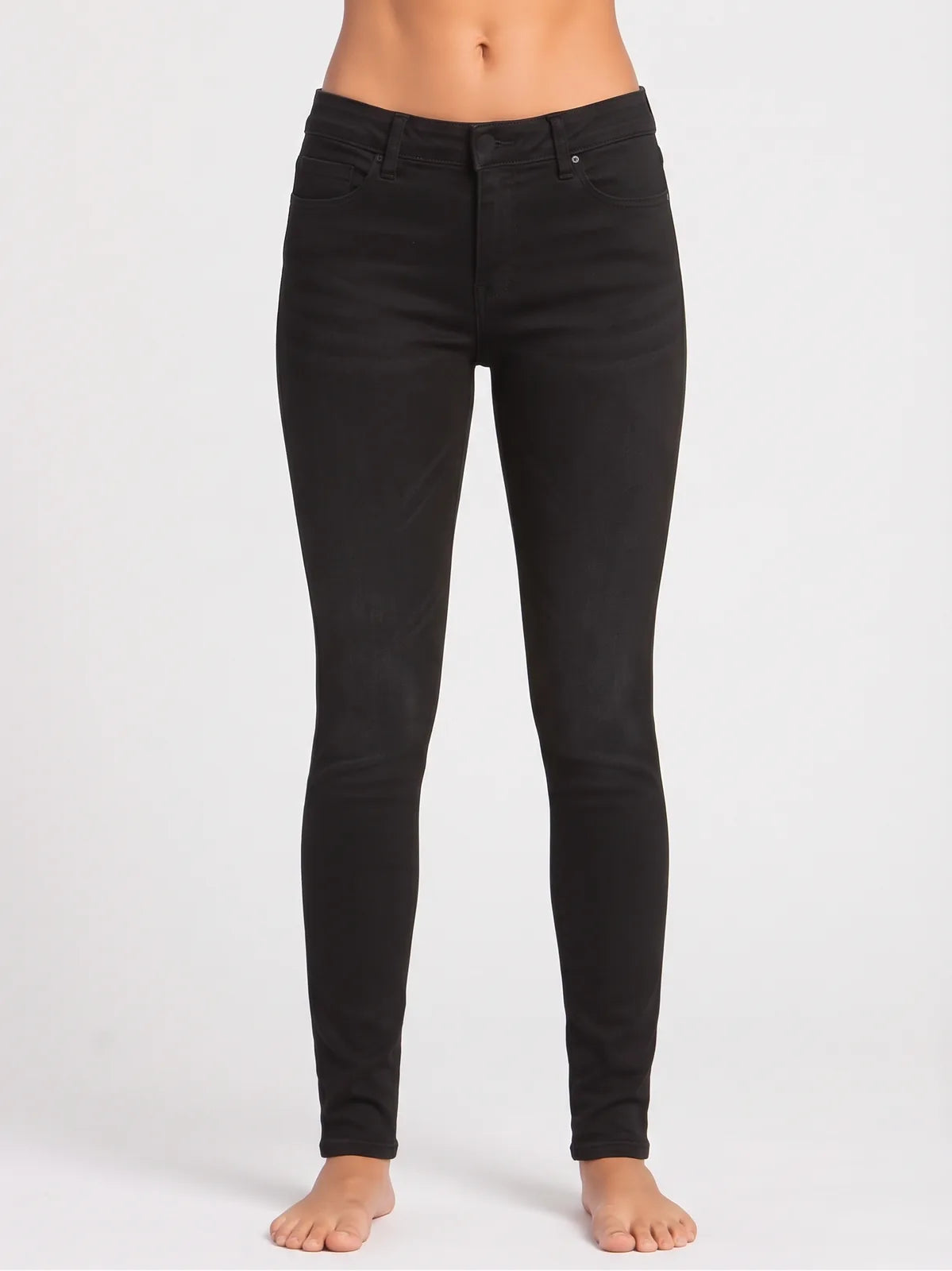 Lee Women Cotton Black Jeans XL
