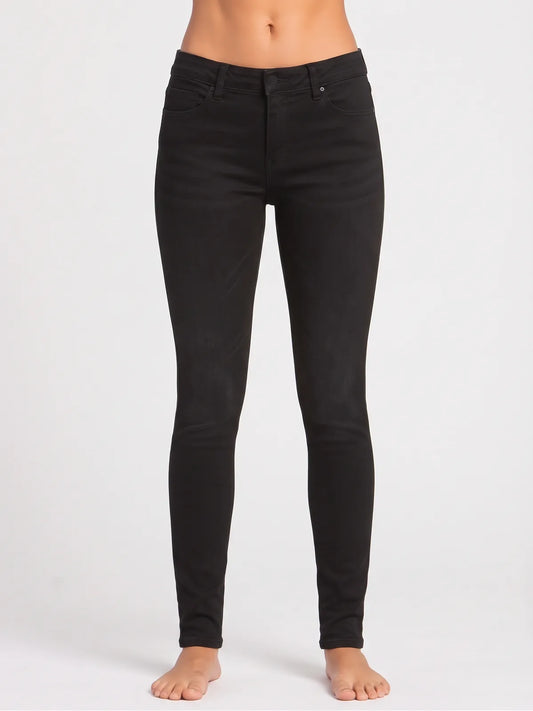 Lee Women Cotton Black Jeans XL