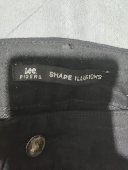 Lee Women Cotton Black Jeans XL - additional view 2