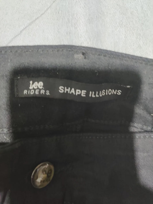 Lee Women Cotton Black Jeans XL - additional view 2