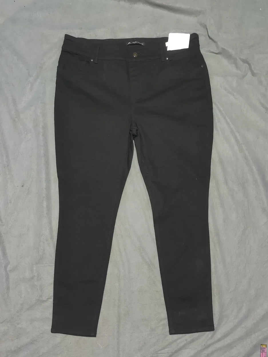Lee Women Cotton Black Jeans XL - additional view 3