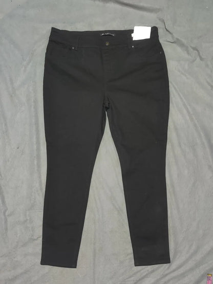 Lee Women Cotton Black Jeans XL - additional view 3