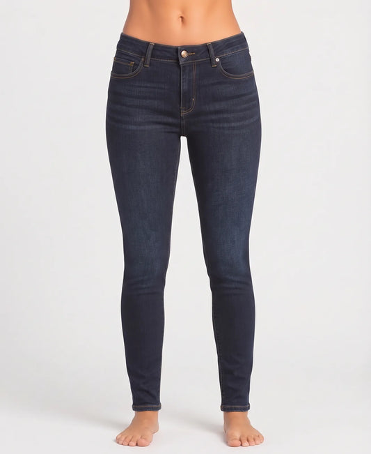 Time And Tru Women Cotton Dark Blue Jeans M