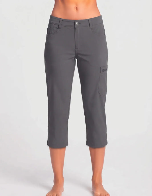Sierra Women Gray Sport Trouser - Preloved Ladies Trousers Pakistan - Summer Polyester - Size 38 to 40