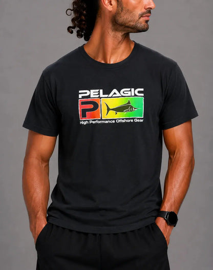 Pelagic Men Cotton Black T Shirt L – Preloved Labels