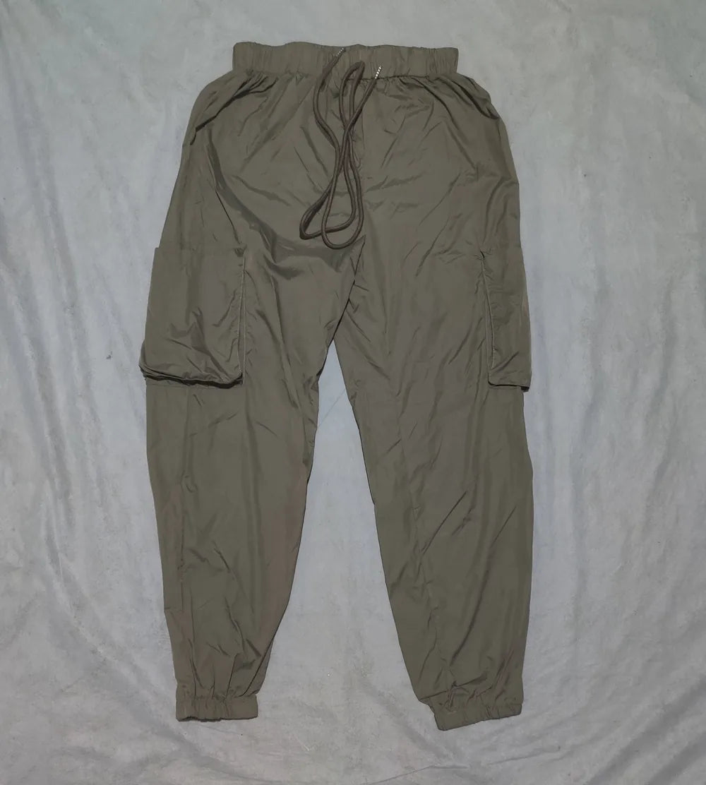 SHEIN Women Parachute Olive Cargo Pants S - additional view 3