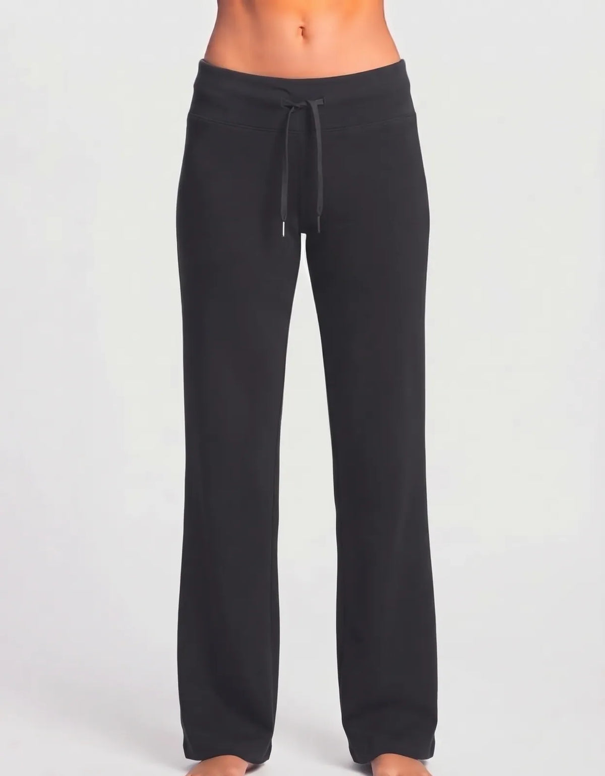 Athletic Works Women Black Sport Trouser - Preloved Ladies Trousers Pakistan - Summer Polyester - Size 36 to 38