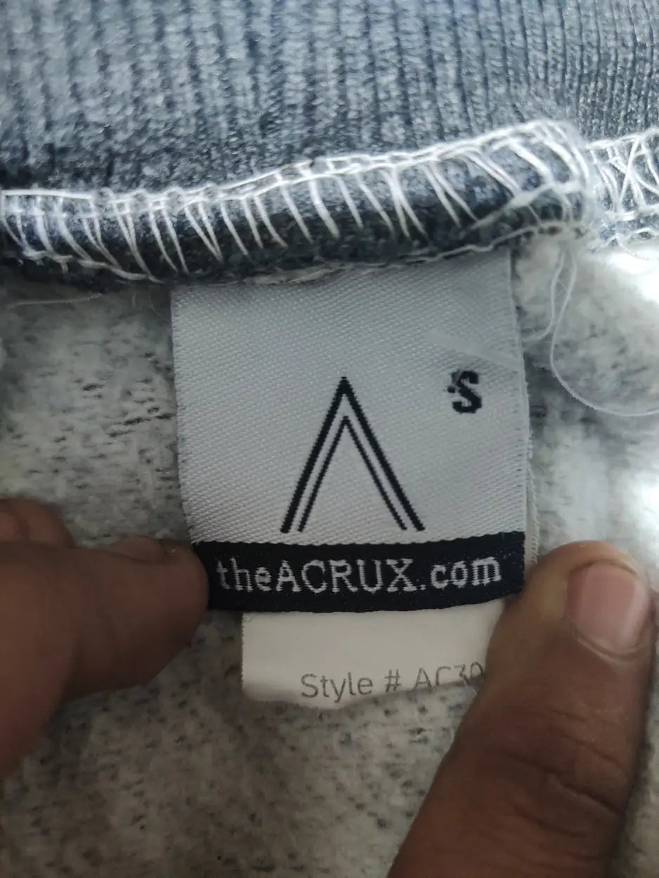 The Acrux Men Sports Cotton Gray Trackpants S - additional view 2