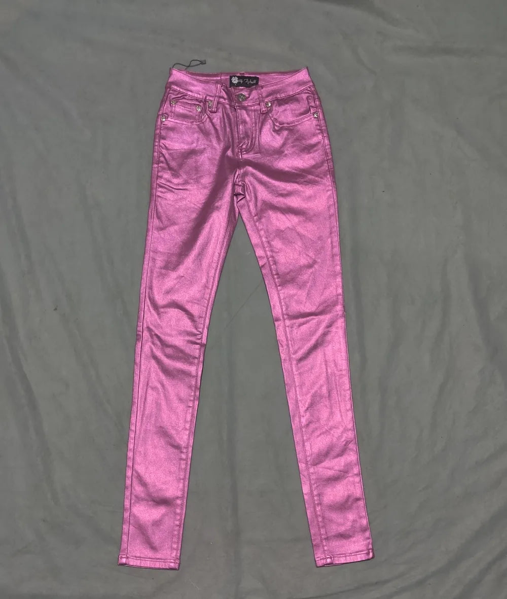 Filthy Wealth Women Cotton Pink Jeans S - additional view 3