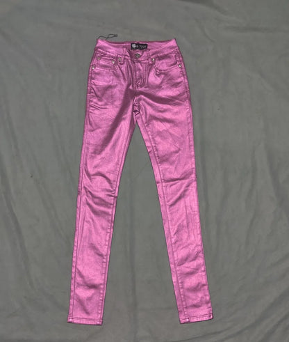 Filthy Wealth Women Cotton Pink Jeans S - additional view 3