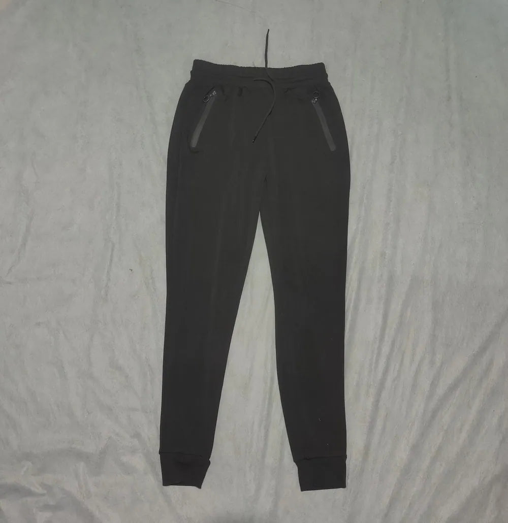 Veve Fashion Works Women Black Sport Trouser - Preloved Ladies Trousers Pakistan - Summer Polyester - Size 24 to 26 - Photo 3