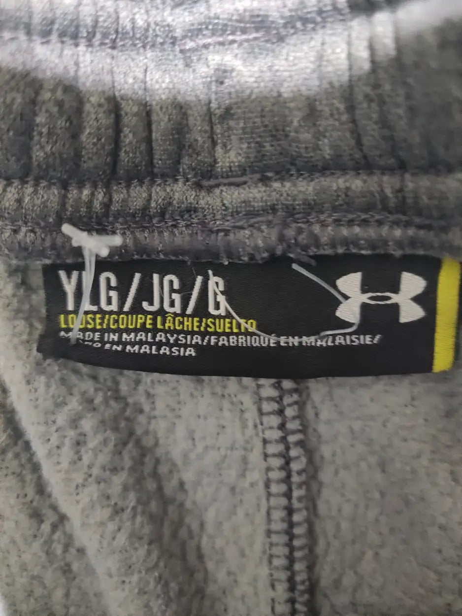 Under Armour Men Sports Polyester Charcoal Trackpants L - additional view 2