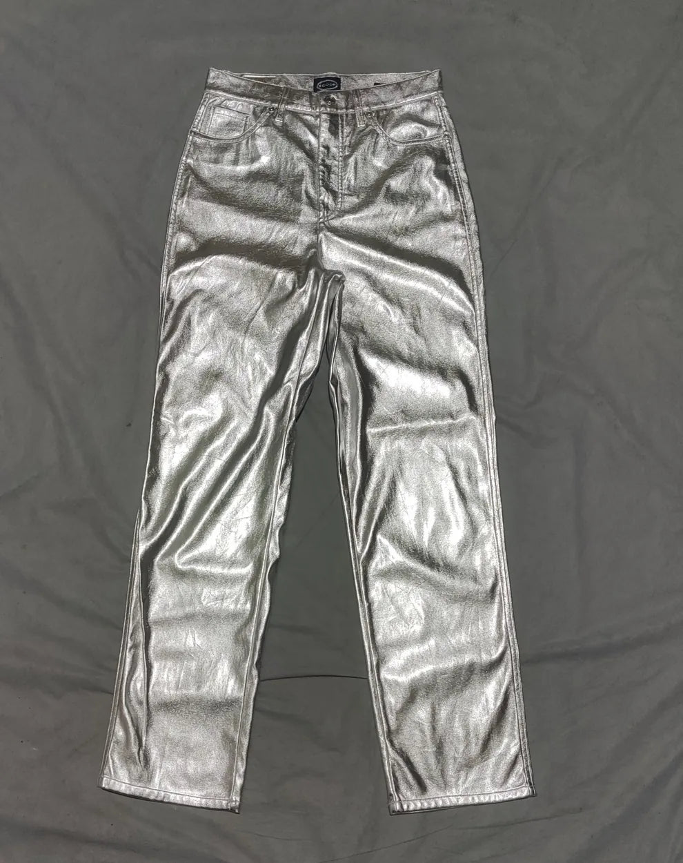 American Eagle Women Cotton Light Gray Jeans M - additional view 3