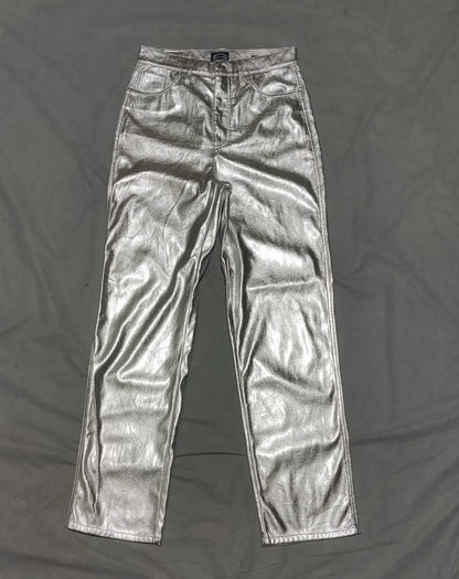 American Eagle Women Cotton Light Gray Jeans M - additional view 3