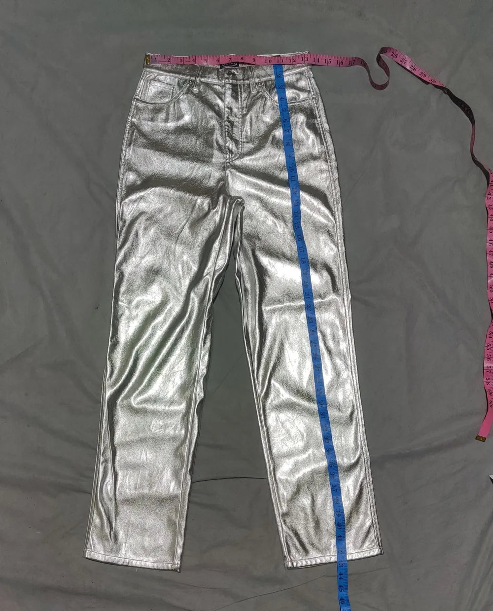 American Eagle Women Cotton Light Gray Jeans M - additional view 4
