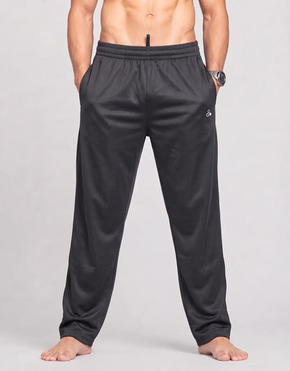 Tek Gear Men Sports Polyester Black Trackpants L
