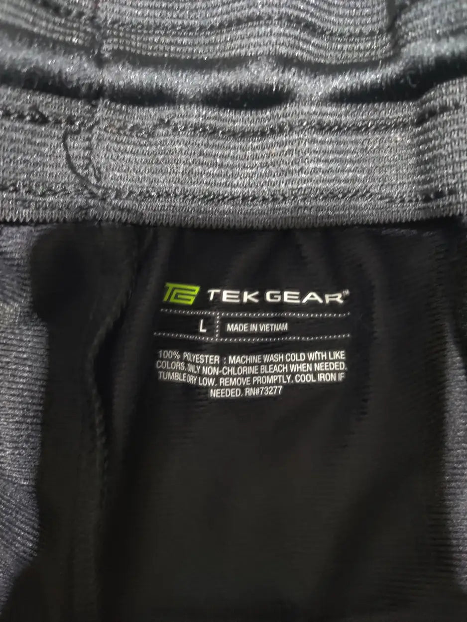 Tek Gear Men Sports Polyester Black Trackpants L - additional view 3