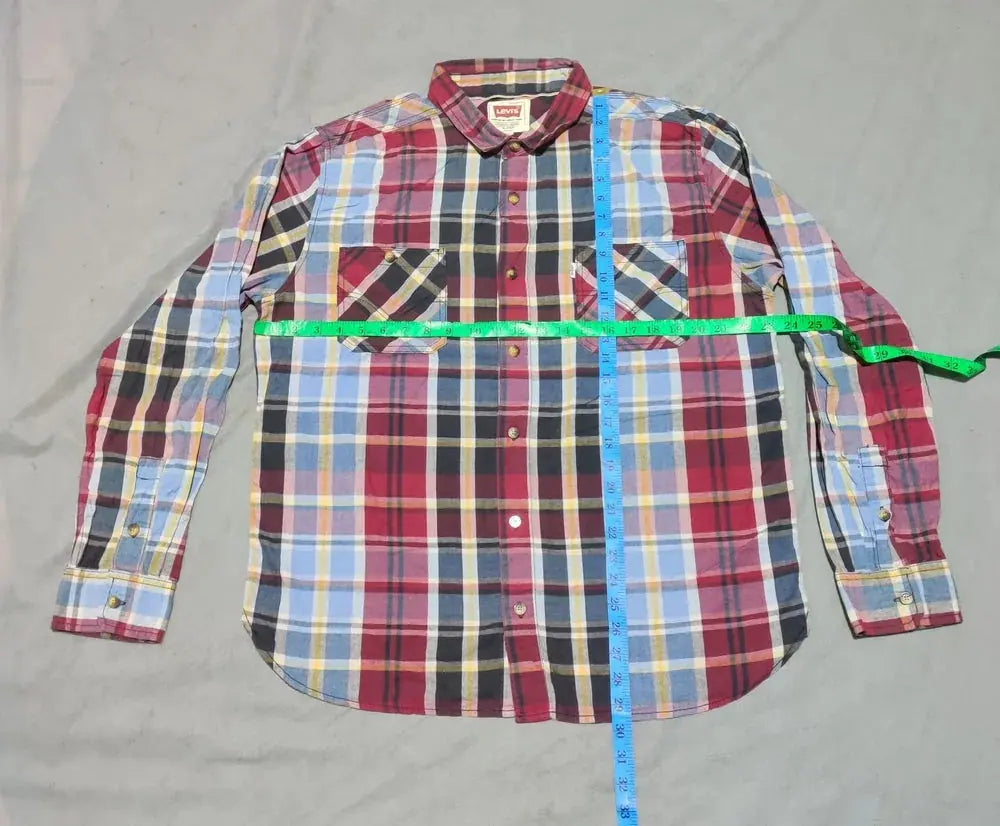 Levi's Men Cotton Red Shirt XL – Preloved Labels (view 4)