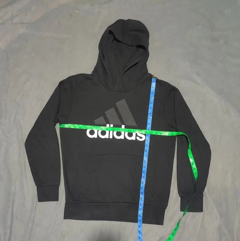 Adidas Men Cotton Fleece Black Hoodie M – Preloved Labels (view 4)