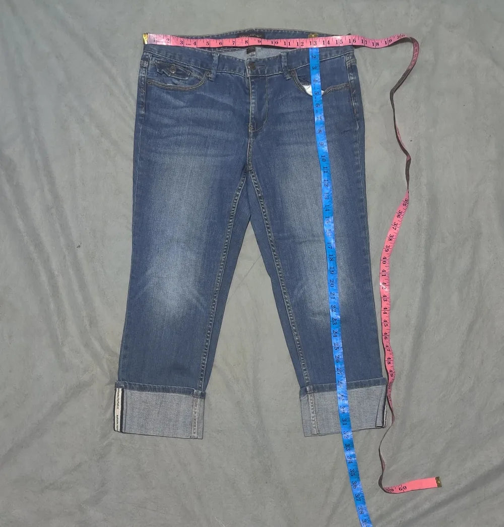 Banana Republic Women Cotton Blue Jeans M - additional view 4