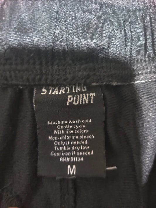 Starting Point Women Black Sport Trouser - Preloved Ladies Trousers Pakistan - Summer Polyester - Size 26 to 28 - Photo 2