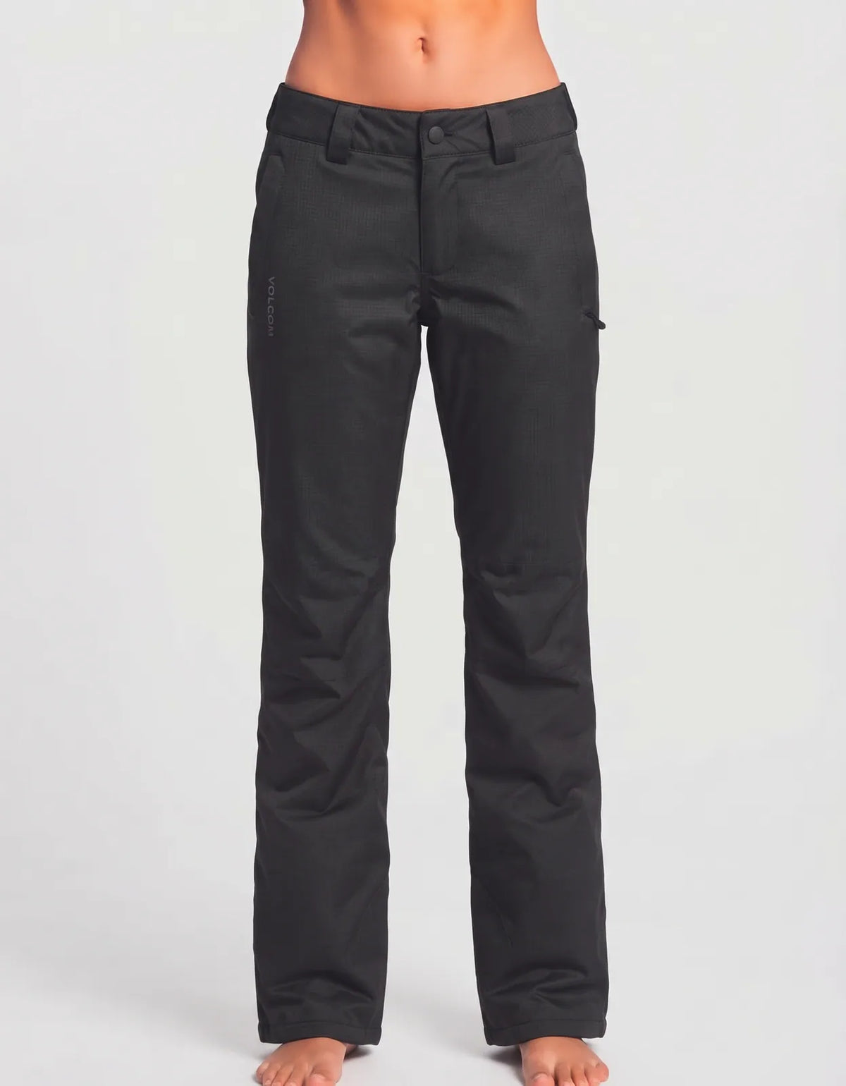 Volcom Women Black Sport Trouser - Preloved Ladies Trousers Pakistan - Summer Polyester - Size 34 to 36