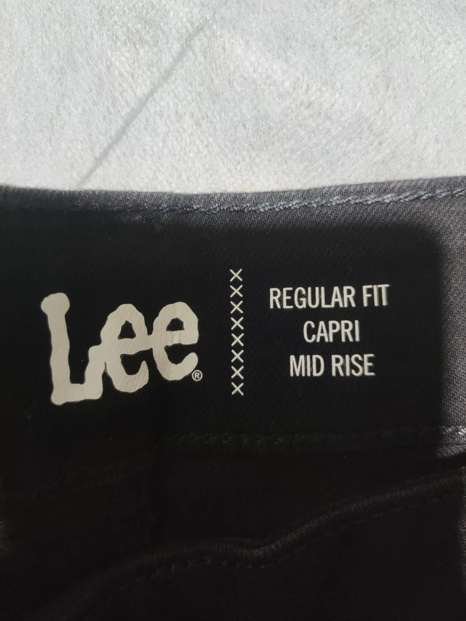 Lee Women Cotton Black Jeans XL - additional view 2