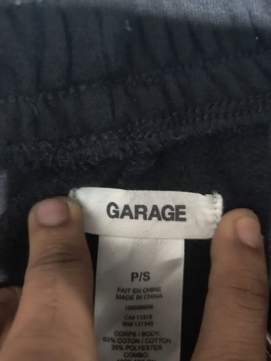 Garage Men Sports Cotton Black Trackpants S - additional view 2