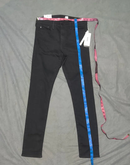 & Denim Women Cotton Black Jeans M - additional view 4