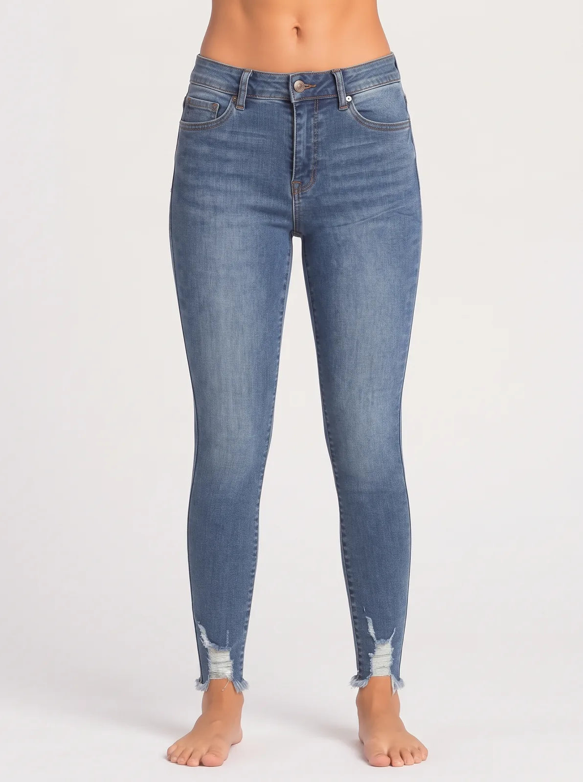 Sofia Women Cotton Blue Jeans S