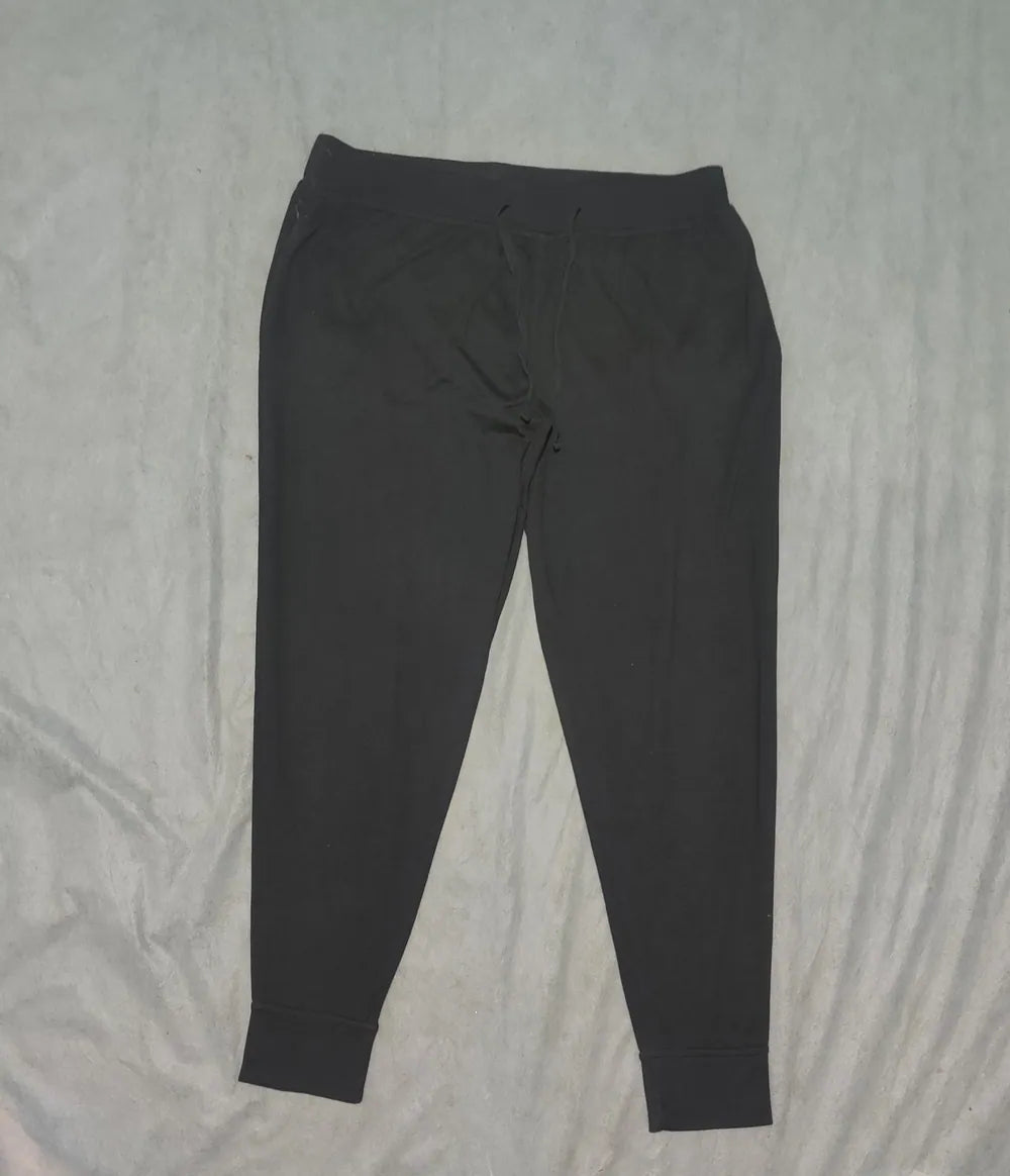 June & Daisy Women Black Sport Trouser - Preloved Ladies Trousers Pakistan - Summer Polyester - Size 34 to 36 - Photo 3