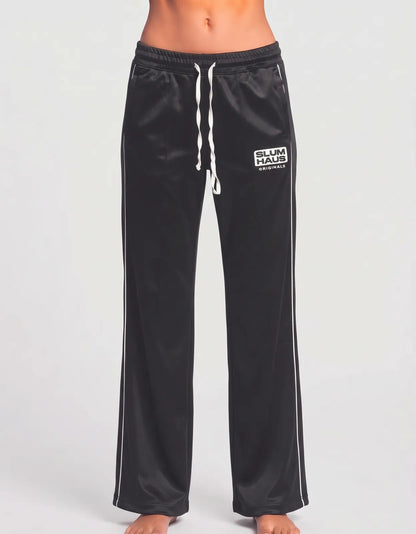Rebel Minds Women Black Sport Trouser - Preloved Ladies Trousers Pakistan - Summer Polyester - Size 30 to 32