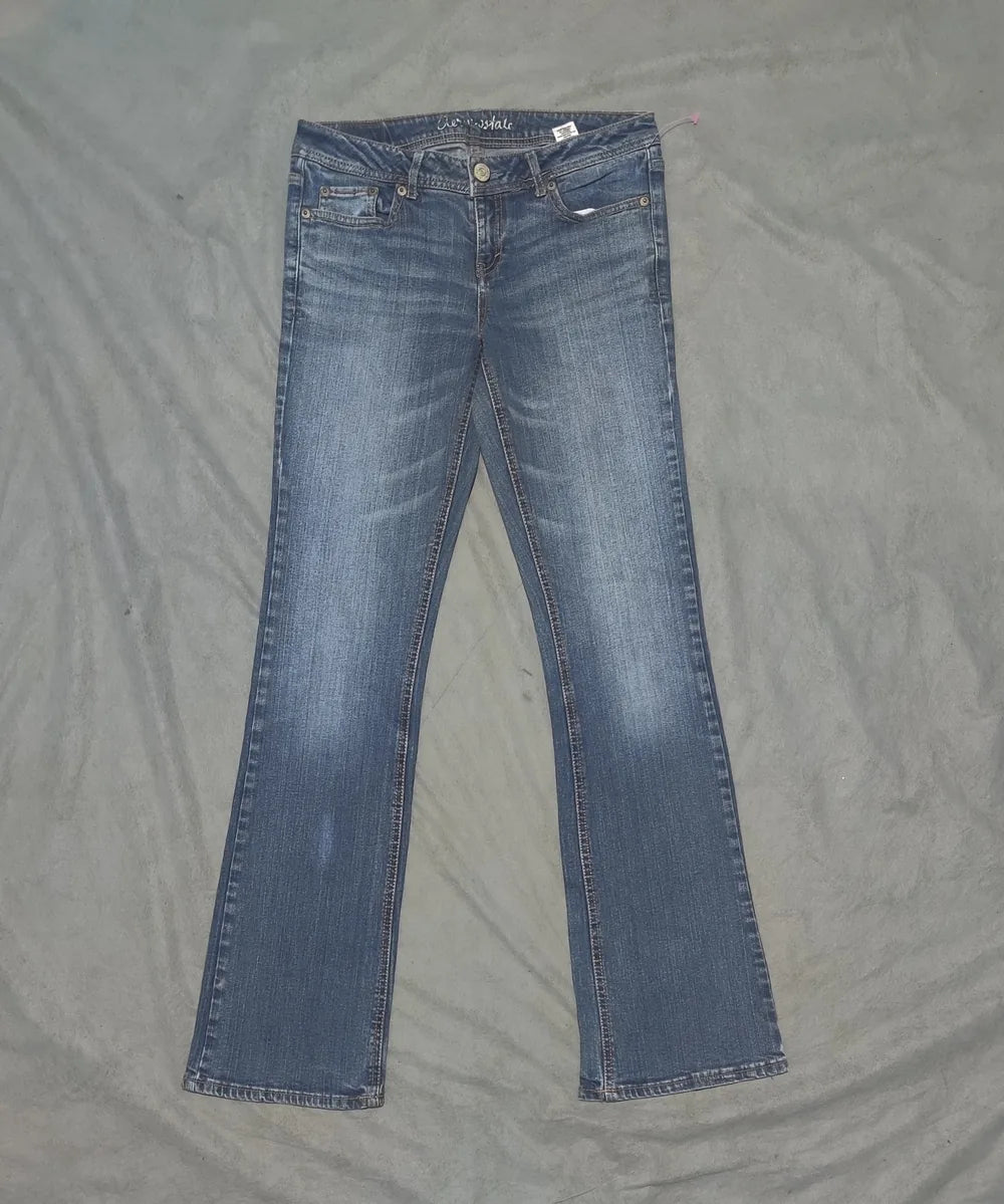 Aeropostale Women Cotton Blue Jeans M - additional view 3