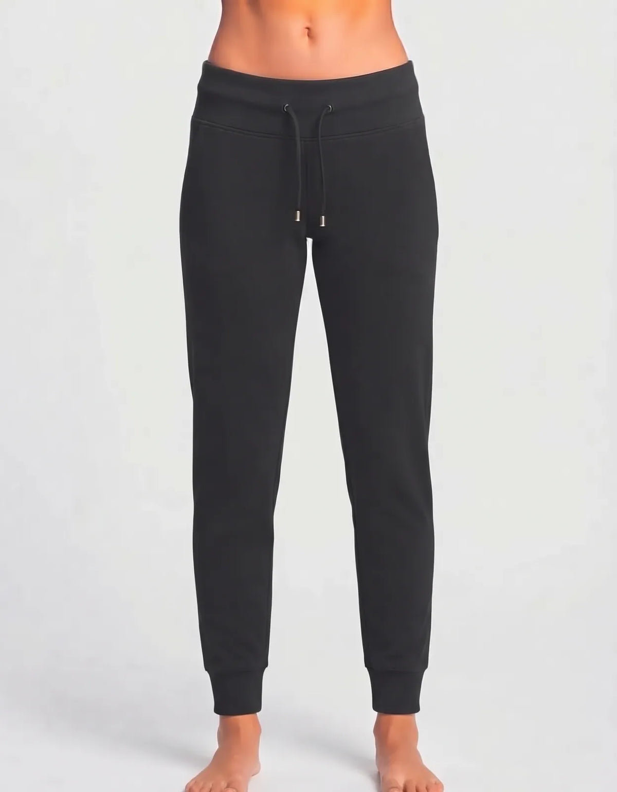 Lily Magam Women Black Sport Trouser - Preloved Ladies Trousers Pakistan - Summer Polyester - Size 34 to 36