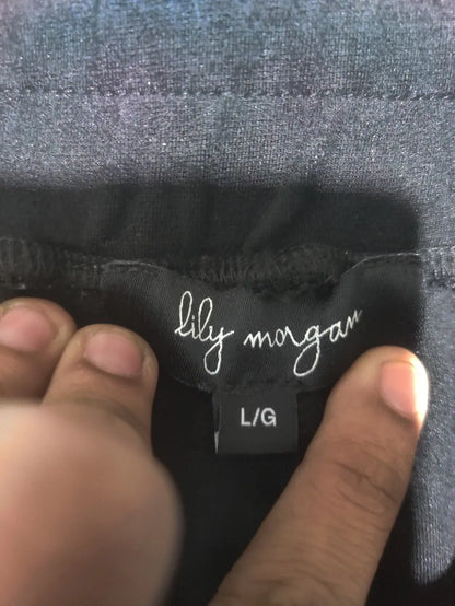 Lily Magam Women Black Sport Trouser - Preloved Ladies Trousers Pakistan - Summer Polyester - Size 34 to 36 - Photo 2
