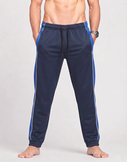 AND 1 Men Sports Polyester Navy Trackpants S