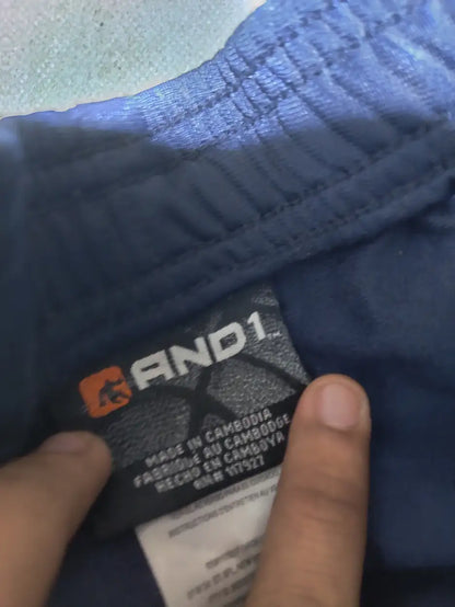 AND 1 Men Sports Polyester Navy Trackpants S - additional view 2