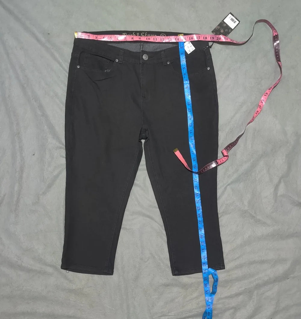 Rock & Stone Women Cotton Black Jeans L - additional view 4