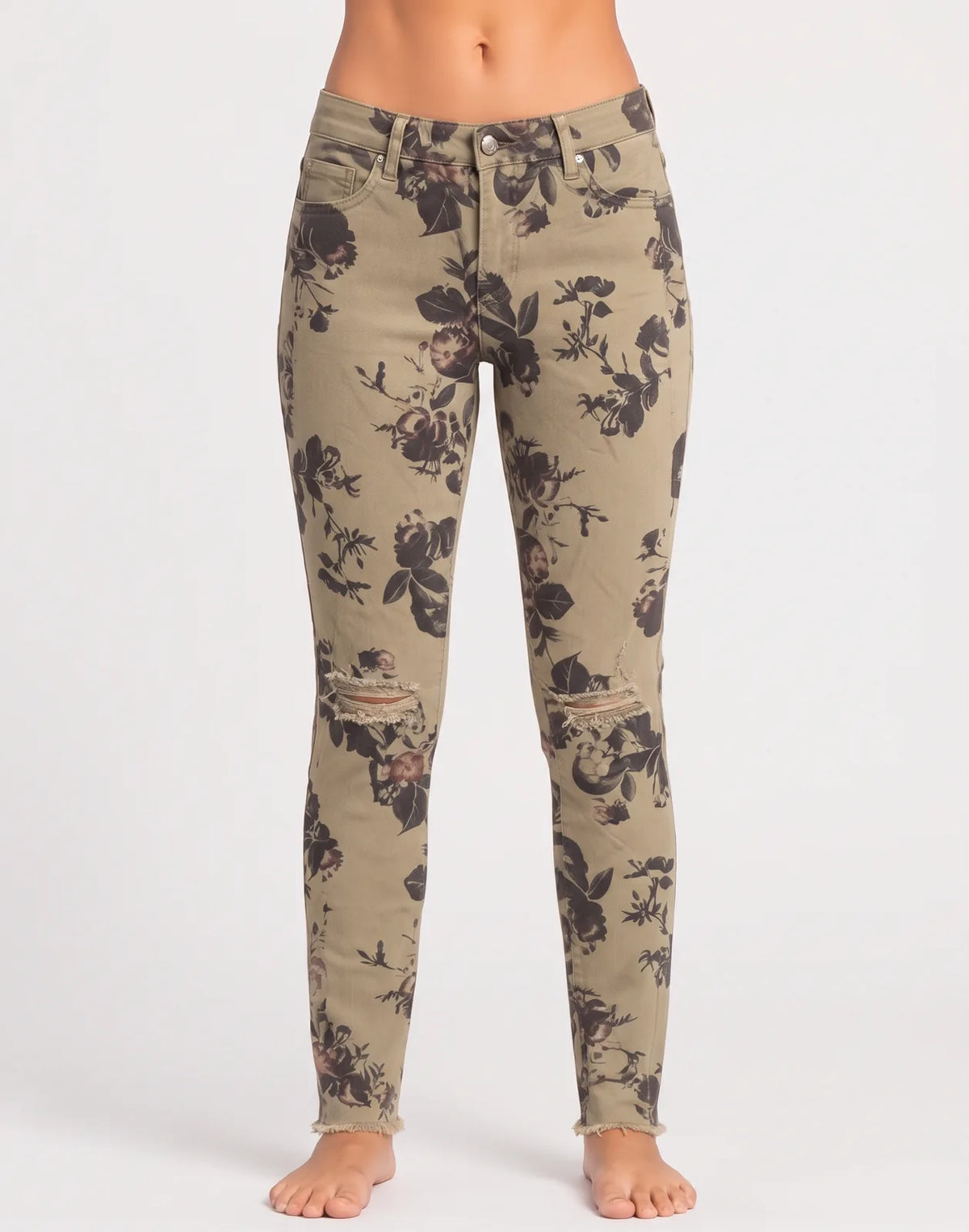 H&M Women Cotton Khaki Brown Jeans S
