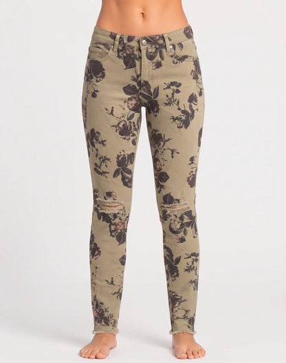 H&M Women Cotton Khaki Brown Jeans S