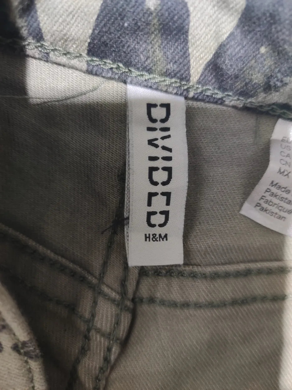 H&M Women Cotton Khaki Brown Jeans S - additional view 2