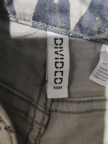 H&M Women Cotton Khaki Brown Jeans S - additional view 2