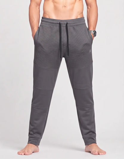 Russell Men Sports Polyester Charcoal Trackpants S