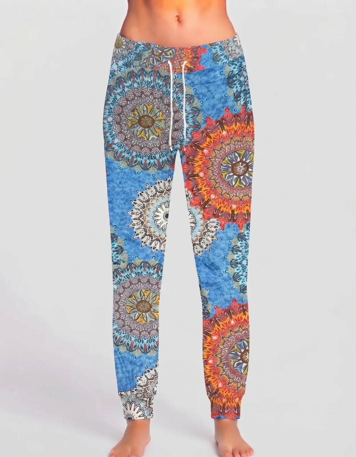 Denater Women Blue Sport Trouser - Preloved Ladies Trousers Pakistan - Summer Polyester - Size 32 to 34
