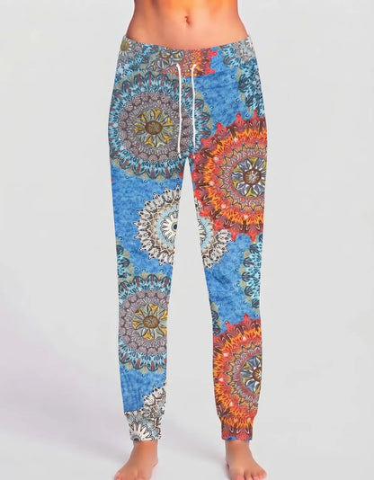 Denater Women Blue Sport Trouser - Preloved Ladies Trousers Pakistan - Summer Polyester - Size 32 to 34