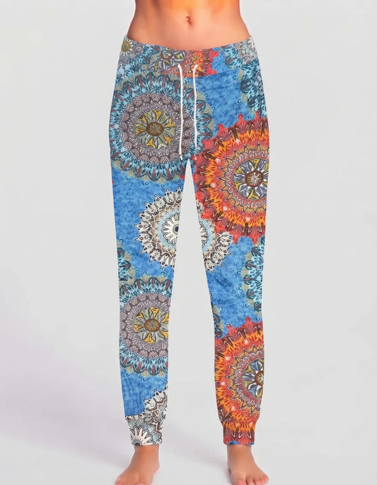 Denater Women Blue Sport Trouser - Preloved Ladies Trousers Pakistan - Summer Polyester - Size 32 to 34